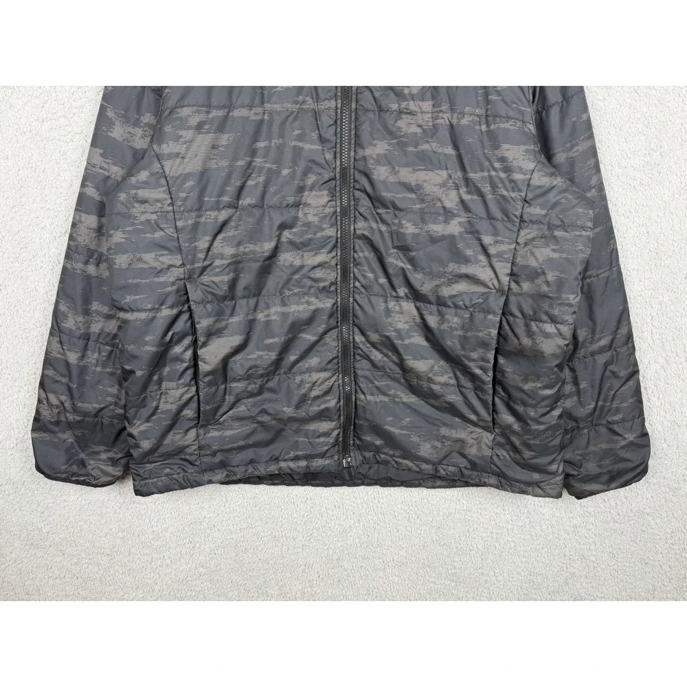 The North Face Men's Size XL Puffer Liner Jacket Black Camo‎ Full Zip Polyester